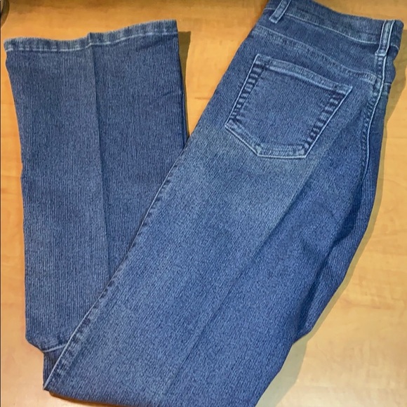 High waisted slightly flared wide leg jeans - Picture 2 of 2